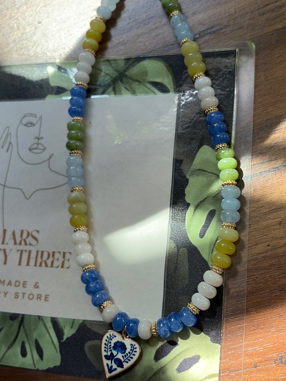 BLUE JADE NECKLACE
